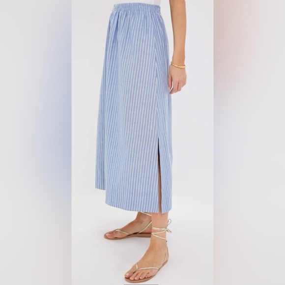 TUCKERNUCK NWT Blue Stripe Athena Skirt - Picture 2 of 5